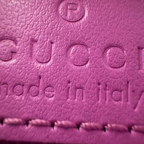 đź’Ż Authentic Gucci Super Mini Marmont Pink and Gold Women's Bag - Picture 10 of 12